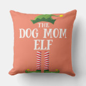 ドッグママ小妖精や小人マッチングファミリーグループクリスマスパーティー クッション (正面)