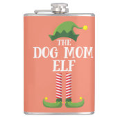 ドッグママ小妖精や小人マッチングファミリーグループクリスマスパーティー フラスク (正面)