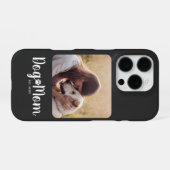 ドッグママ認定スクリプト写真 iPhoneケース (裏面横)