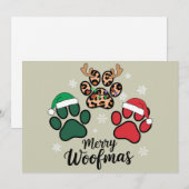 ドッグママ クリスマス メリー ウーフマス ドッグ ラバー クリスマス (正面/裏面)