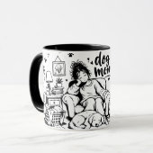 ドッグママ コーヒーマグ マグカップ (正面左)