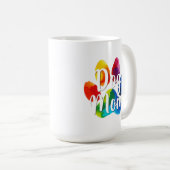 ドッグママ フューベイビー 母の日 誕生日 新しい子犬 コーヒーマグカップ (正面右)