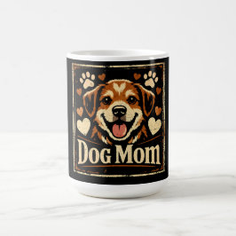 ドッグママ - 愛犬の誇りある母親 コーヒーマグカップ