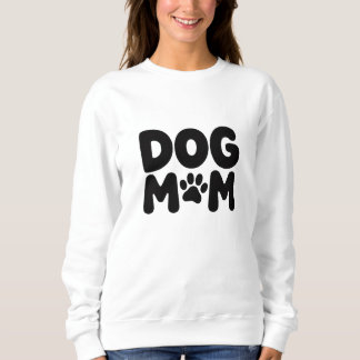 ドッグママTシャツ - 犬好きへの面白いギフト スウェットシャツ