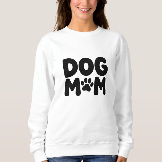 ドッグママTシャツ - 犬好きへの面白いギフト スウェットシャツ (正面)