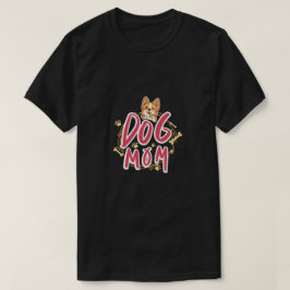 ドッグマムギフト、フィストバンプとパウ、ドッグラバーのシャツ Tシャツ