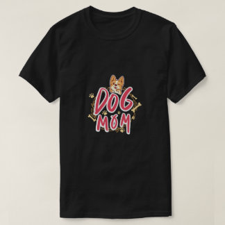 ドッグマムギフト、フィストバンプとパウ、ドッグラバーのシャツ Tシャツ