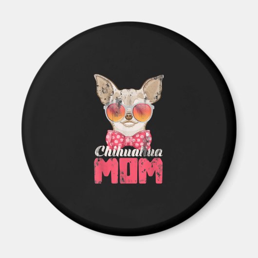 ドッグマムチワワ マグネット (正面)