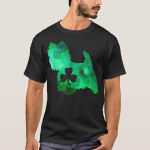 ドッグマムドッグラバーセントパトリックズデイウェスティーマムメンズ Tシャツ