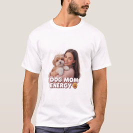 ドッグマム エナジー - かわいい犬ママデザイン Tシャツ