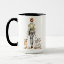 ドッグマム コーヒーマグ | おしゃれな犬の散歩ファッション