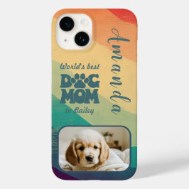 ドッグマム レトロ グルービー オリジナル 写真入り Case-Mate iPhone 14ケース