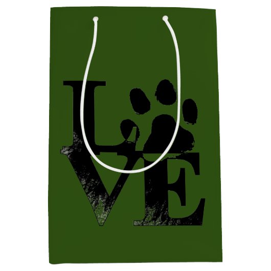 ドッグミディアム抱き枕 ミディアムペーパーバッグ (正面)