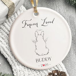 ドッグメモリアルオーナメントペットパーソナライズされた セラミックオーナメント