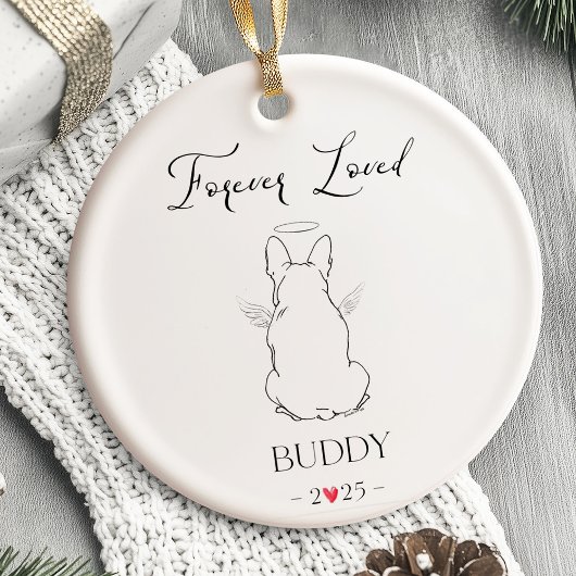 ドッグメモリアルオーナメントペットパーソナライズされた セラミックオーナメント