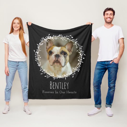 ドッグメモリアルペットロス記念撮影リース フリースブランケット (インサイチュ)