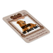 ドッグメモリアル – ペットメモリアルブラウントーン マグネット (右側)