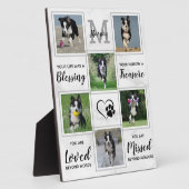 ドッグメモリアル – ペットロスのギフトモノグラムドッグキープサケ フォトプラーク (側面)