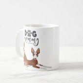 ドッグモンミーイビザンハウンドファラオポデンコ コーヒーマグカップ (正面左)