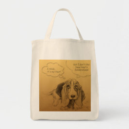 ドッグユーモアのある中国のイヤー綿買い物袋 トートバッグ