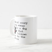 ドッグユーモア引用文 – ドッグポー コーヒーマグカップ (正面左)