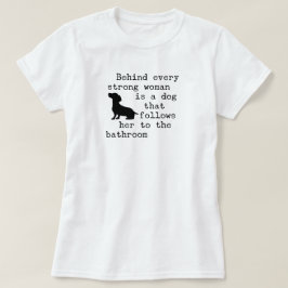 ドッグユーモア引用文- Dachshund Tシャツ
