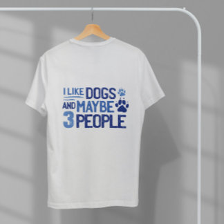 ドッグラバーおもしろい引用文 Tシャツ