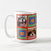 ドッグラバーに最適！かわいい楽しいオリジナル写真ギフト コーヒーマグカップ (左)