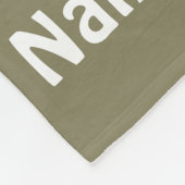 ドッグラバーオーストラリアシェパード名前をカスタムする フリースブランケット (角)