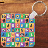 ドッグラバーキーチェーン キーホルダー (裏面)