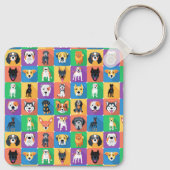 ドッグラバーキーチェーン キーホルダー (裏面)