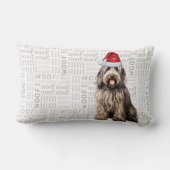ドッグラバークリスマスベルガマスコホリデー ランバークッション (裏面)