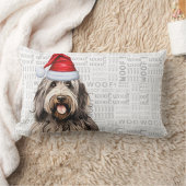 ドッグラバークリスマスベルガマスコホリデー ランバークッション (ブランケット)