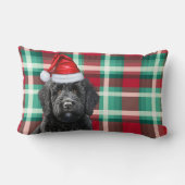 ドッグラバークリスマスラブラドードルアンドホリデープライド ランバークッション (裏面)