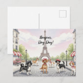 ドッグラバーゴールデンレトリバードッグ ポストカード (正面/裏面)