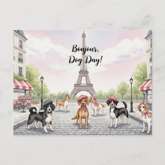 ドッグラバーゴールデンレトリバードッグ ポストカード (正面)