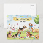 ドッグラバーゴールデンレトリバーパパドッグダディ ポストカード (正面/裏面)