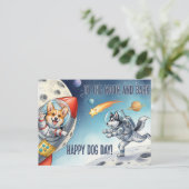 ドッグラバーゴールデンレトリバー ポストカード (スタンド正面)