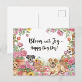 ドッグラバーゴールデンレトリバー ポストカード (正面/裏面)