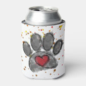 ドッグラバースケッチウォーター絵を描カラー(ばちゃばちゃ)跳ねる 缶クーラー (缶正面)