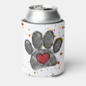 ドッグラバースケッチウォーター絵を描カラー(ばちゃばちゃ)跳ねる 缶クーラー (缶裏面)