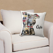 ドッグラバーフォトコラージュ装飾用クッション クッション