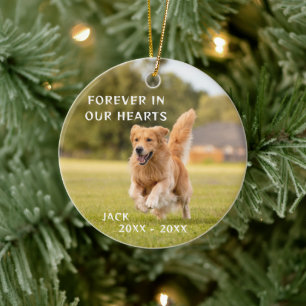 ドッグラバーフォトペットメモリオーナメント セラミックオーナメント