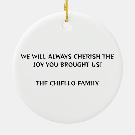 ドッグラバーフォトペットメモリオーナメント セラミックオーナメント (裏面)