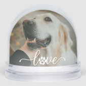 ドッグラバーポーペットフォトタイポグラフィハートオーナー (正面)