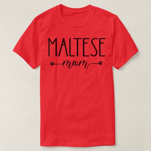 ドッグラバーマルチーズママ Tシャツ (デザイン正面)