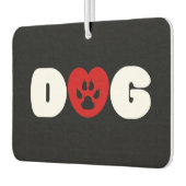 ドッグラブハートエアーフレッシュナー カーエアーフレッシュナー (左)