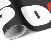 ドッグラブハートラッピング紙 ラッピングペーパー (ロールコーナー)