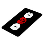 ドッグラブハート マグネット (左側)