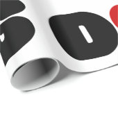 ドッグラブハート ラッピングペーパー (ロールコーナー)